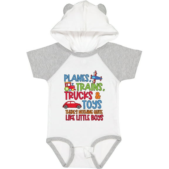 Inktastic Planes Trains Trucks and Toys Nothing Quite Like Little Boys Boys Baby Bodysuit