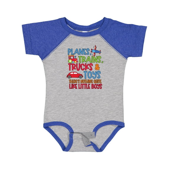 Inktastic Planes Trains Trucks and Toys Nothing Quite Like Little Boys Boys Baby Bodysuit