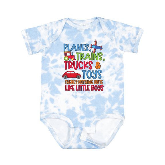 Inktastic Planes Trains Trucks and Toys Nothing Quite Like Little Boys Boys Baby Bodysuit