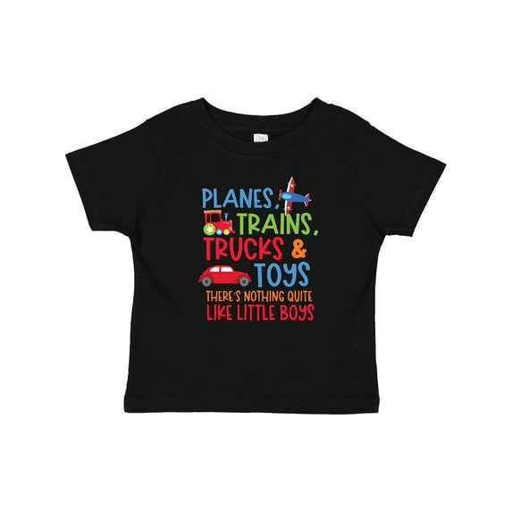 Inktastic Planes Trains Trucks and Toys Nothing Quite Like Little Boys Boys Baby T-Shirt