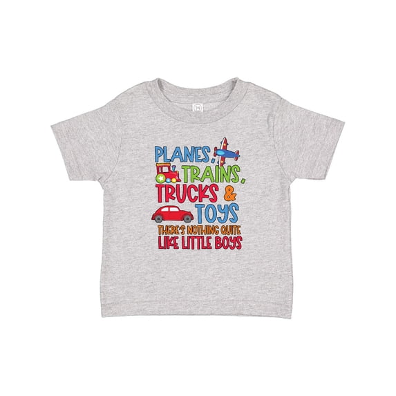 Inktastic Planes Trains Trucks and Toys Nothing Quite Like Little Boys Boys Baby T-Shirt
