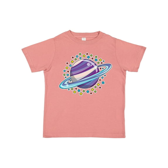 Inktastic Planet Saturn with Stars Boys or Girls Toddler T-Shirt