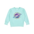 thumbnail image 1 of Inktastic Planet Saturn with Stars Toddler Sweatshirt, 1 of 4