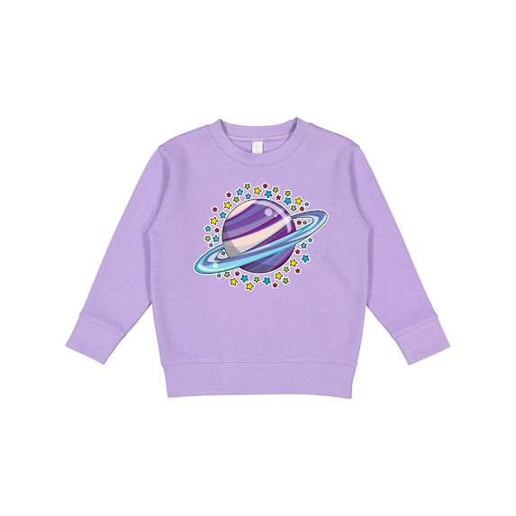 Inktastic Planet Saturn with Stars Toddler Sweatshirt