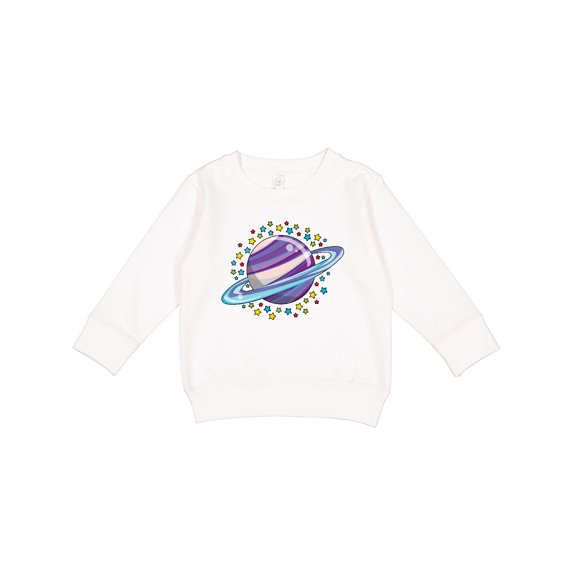 Inktastic Planet Saturn with Stars Toddler Sweatshirt