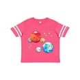 thumbnail image 1 of Inktastic Planetary Playdate Cute Earth, Mars, and Moons Boys or Girls Toddler T-Shirt, 1 of 5