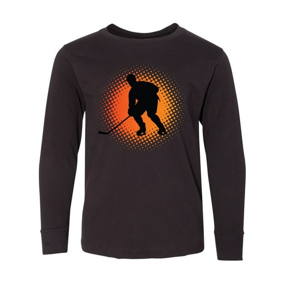Inktastic Play Hockey Sports Long Sleeve Youth T-Shirt