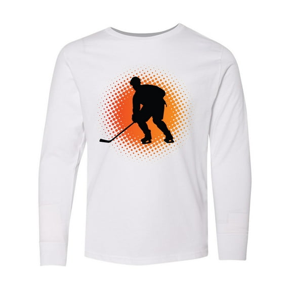 Inktastic Play Hockey Sports Long Sleeve Youth T-Shirt