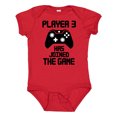 thumbnail image 1 of Inktastic Player 3 Has Joined the Game Boys or Girls Baby Bodysuit, 1 of 5
