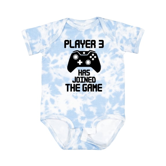 Inktastic Player 3 Has Joined the Game Boys or Girls Baby Bodysuit