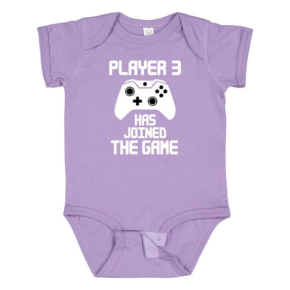 Inktastic Player 3 Has Joined the Game Boys or Girls Baby Bodysuit