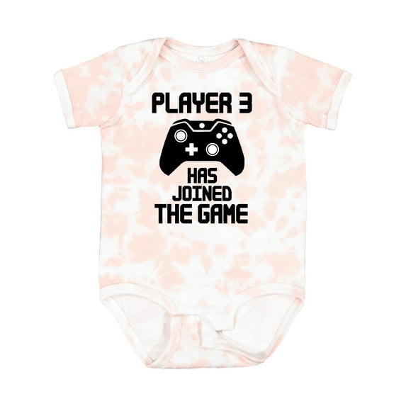 Inktastic Player 3 Has Joined the Game Boys or Girls Baby Bodysuit