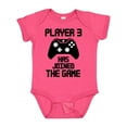 thumbnail image 1 of Inktastic Player 3 Has Joined the Game Boys or Girls Baby Bodysuit, 1 of 5