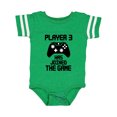 thumbnail image 1 of Inktastic Player 3 Has Joined the Game Boys or Girls Baby Bodysuit, 1 of 5