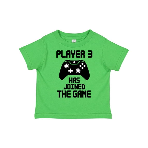 Inktastic Player 3 Has Joined the Game Boys or Girls Toddler T-Shirt