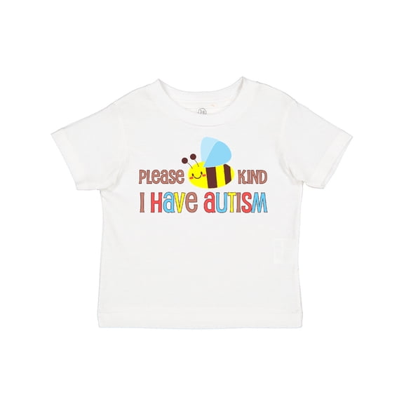 Inktastic Please Bee Kind, I Have Autism Boys or Girls Toddler T-Shirt