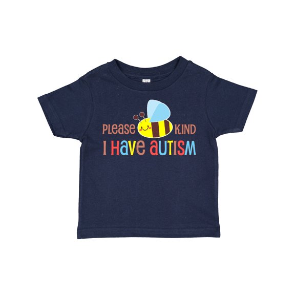 Inktastic Please Bee Kind, I Have Autism Boys or Girls Toddler T-Shirt