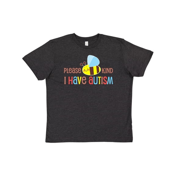 Inktastic Please Bee Kind, I Have Autism Youth T-Shirt
