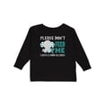 thumbnail image 1 of Inktastic Please Dont Feed Me I Have a Food Allergy with Elephant and Ribbon Boys or Girls Long Sleeve Toddler T-Shirt, 1 of 5