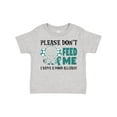 thumbnail image 1 of Inktastic Please Dont Feed Me I Have a Food Allergy with Elephant and Ribbon Boys or Girls Toddler T-Shirt, 1 of 5