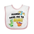thumbnail image 1 of Inktastic Please Pass Me to Mimi with Dinosaurs Boys or Girls Baby Bib, 1 of 4