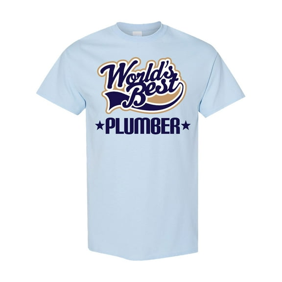 Inktastic Plumber Worlds Best Plumbing T-Shirt