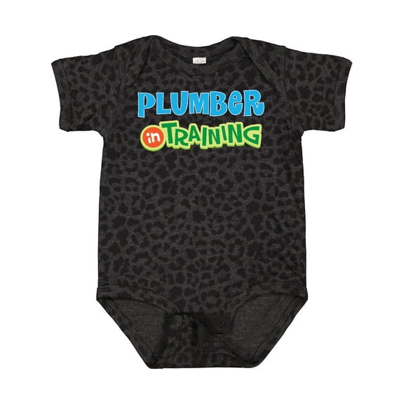 Inktastic Plumber in Training Boys or Girls Baby Bodysuit