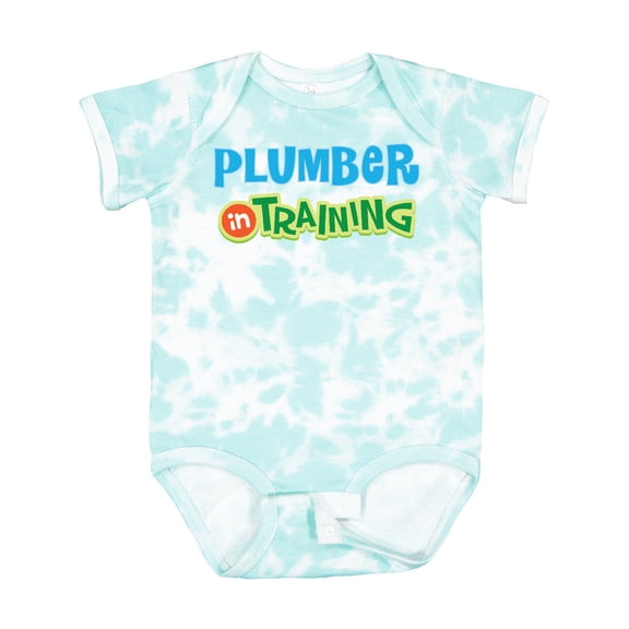 Inktastic Plumber in Training Boys or Girls Baby Bodysuit