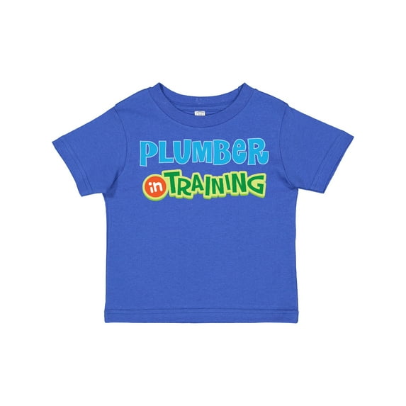 Inktastic Plumber in Training Boys or Girls Toddler T-Shirt