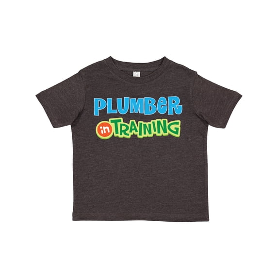 Inktastic Plumber in Training Boys or Girls Toddler T-Shirt