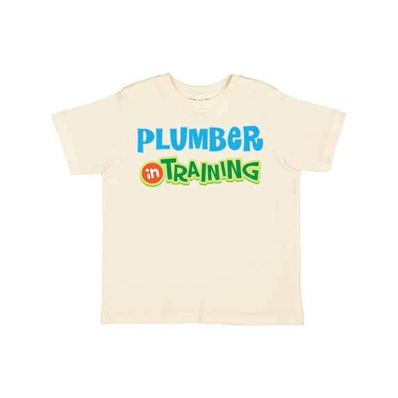Inktastic Plumber in Training Boys or Girls Toddler T-Shirt