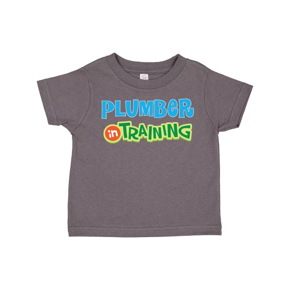 Inktastic Plumber in Training Boys or Girls Toddler T-Shirt
