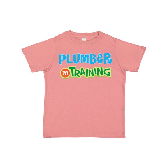 Inktastic Plumber in Training Boys or Girls Toddler T-Shirt