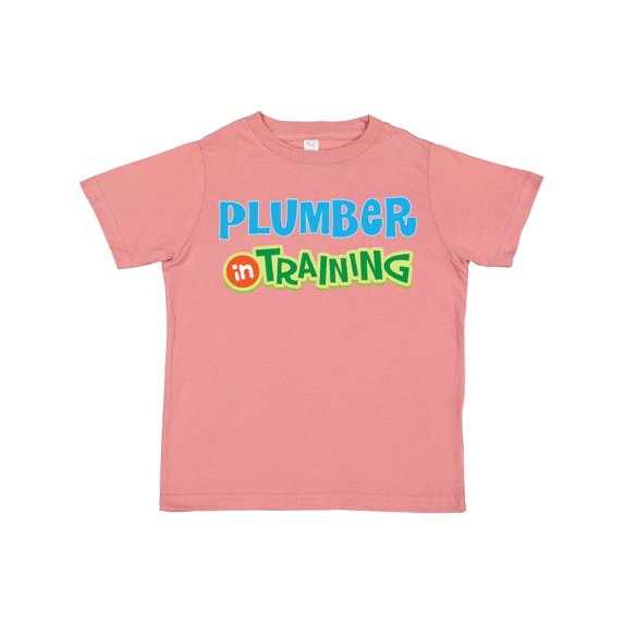 Inktastic Plumber in Training Boys or Girls Toddler T-Shirt