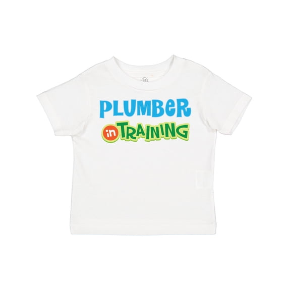 Inktastic Plumber in Training Boys or Girls Toddler T-Shirt