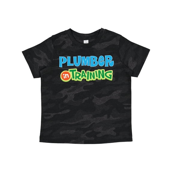 Inktastic Plumber in Training Boys or Girls Toddler T-Shirt