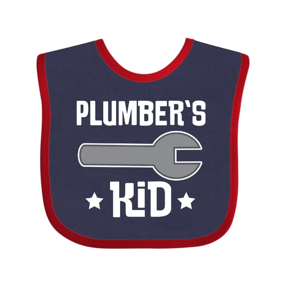 Inktastic Plumbers Kid Boys or Girls Baby Bib