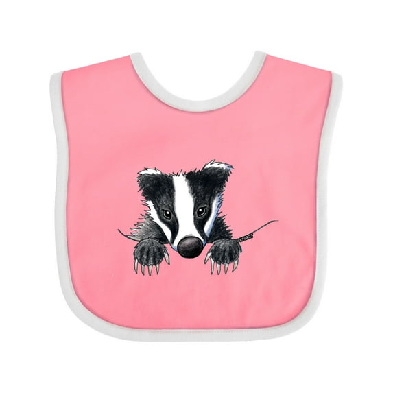 Inktastic Pocket Badger Boys or Girls Baby Bib