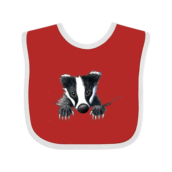 Inktastic Pocket Badger Boys or Girls Baby Bib