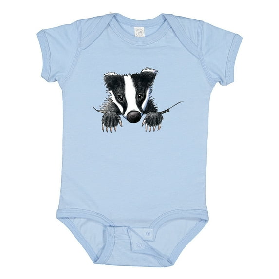 Inktastic Pocket Badger Boys or Girls Baby Bodysuit