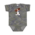 thumbnail image 1 of Inktastic Pocket Brittany Spaniel Boys or Girls Baby Bodysuit, 1 of 5