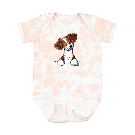 Inktastic Pocket Brittany Spaniel Boys or Girls Baby Bodysuit