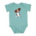 thumbnail image 1 of Inktastic Pocket Brittany Spaniel Boys or Girls Baby Bodysuit, 1 of 5