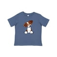 thumbnail image 1 of Inktastic Pocket Brittany Spaniel Boys or Girls Toddler T-Shirt, 1 of 5