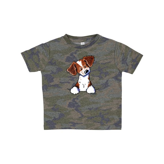 Inktastic Pocket Brittany Spaniel Gift Toddler Boy or Toddler Girl T-Shirt