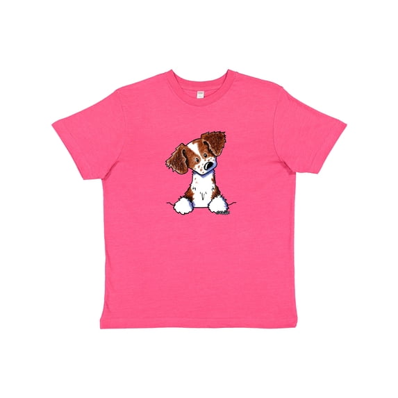 Inktastic Pocket Brittany Spaniel Youth T-Shirt