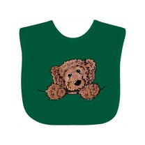 Inktastic Pocket Chocolate Doodle Boys or Girls Baby Bib