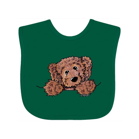 Inktastic Pocket Chocolate Doodle Boys or Girls Baby Bib