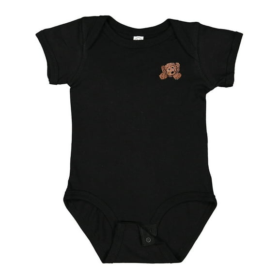 Inktastic Pocket Chocolate Doodle Boys or Girls Baby Bodysuit