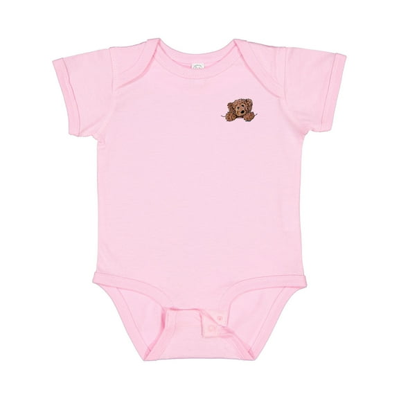 Inktastic Pocket Chocolate Doodle Boys or Girls Baby Bodysuit